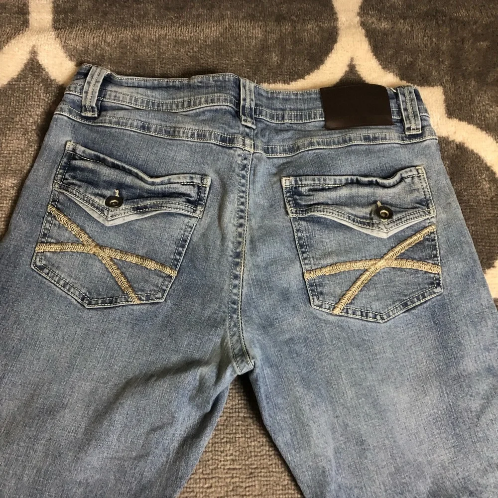 TK AXEL Jeans Mens Slim Boot 34 Denim Jeans Bootcut Blue Casual